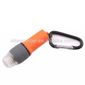 Waterproof mini led lights with climbing button carabiner